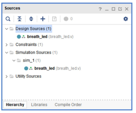 VIVADO仿真的使用之呼吸灯（含工程源码） - 第1张