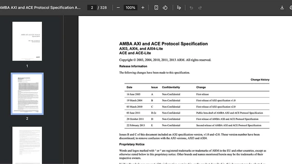 AXI总线官方标准文档下载