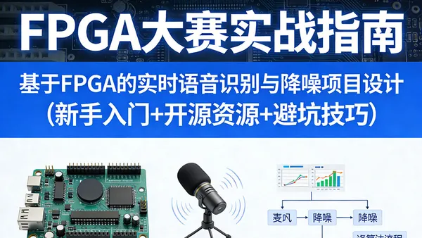 FPGA大赛实战指南 基于FPGA的实时语音识别与降噪项目设计(新手入门+开源资源+避坑技巧)
